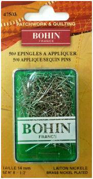 Epingles de couture a appliquer BOHIN (x500)