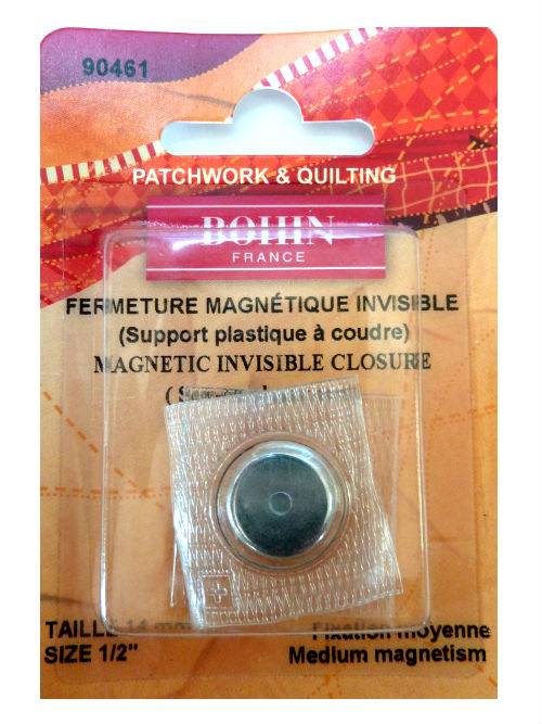 Fermeture magnétique invisible 14mm fixation moyenne