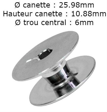 Canette aluminium 0245 001660A DURKOPP-ADLER