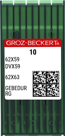 Aiguilles 62x59 RG GEBEDUR Groz-Beckert (x10 aiguilles)