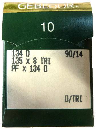 Aiguilles pour machine a coudre industrielle industrielle Groz-Beckert 134 D GEBEDUR (X10 aiguilles)