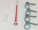 Tube niveau d'eau MINOR (avec joints et colliers)