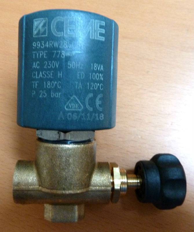 Electrovanne vapeur CEME 9934