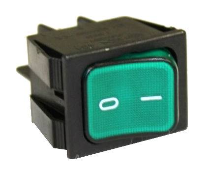 Interrupteur bipolaire vert COMEL A0051