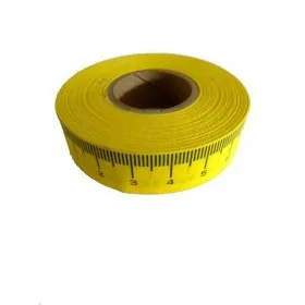 Centimetre adhesif jaune gauche/droite