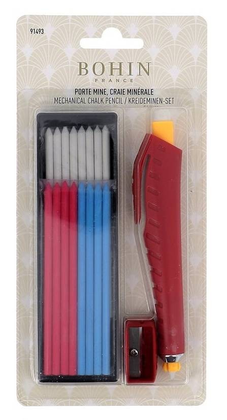 Porte mine craie minérale BOHIN (assortiment couleur)