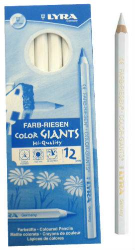 Crayon géants pour tissus LYRA (blanc - noir - bicolor)
