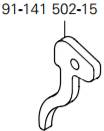 Levier releveur tension 91-141 502-15 PFAFF 1245