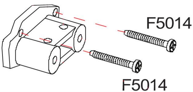 Vis support interrupteur RASOR F5014