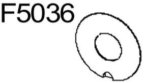 Rondelle pignon lame RASOR F5036