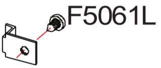 Vis lamelle contact charbon RASOR F5061L