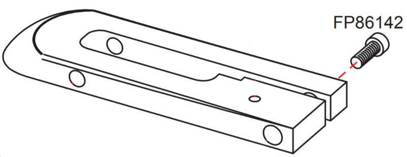 Vis semelle 10mm RASOR FP86142