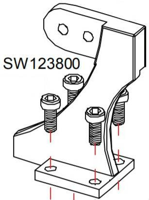 Support pied SW12 Monster RASOR SW123800