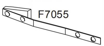 Contre lame renforcée OPTIMA / BOBCUT / SPEEDCUT RASOR F7055