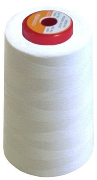 Cône de fil à coudre polyester N°120 5000m blanc