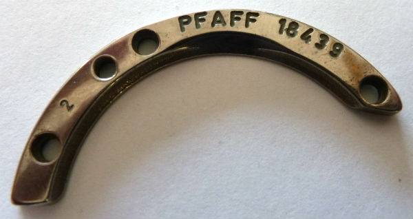 Segment de recouvrement crochet PFAFF 1245