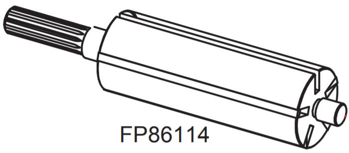 Rotor pneumatique FP861 RASOR réf FP86114