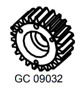 Pignon greencutter RASOR réf GC09032