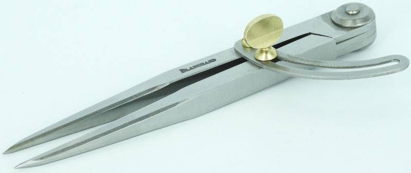 Compas maroquinier 1/4 de cercle N°6 170mm VERGEZ BLANCHARD