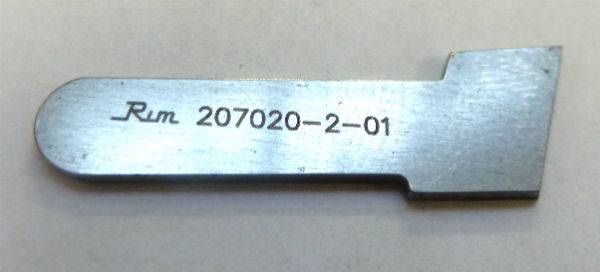 Couteau carbure RIMOLDI 207020-2-01 REMPLACE 207020201