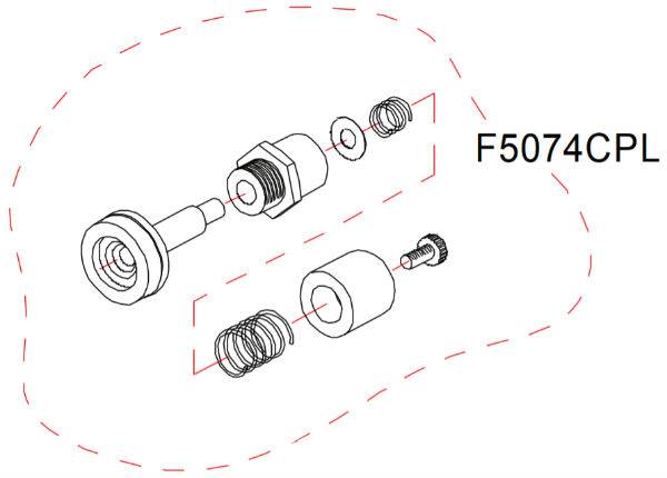 Meule complète RASOR DS503 - FP503 réf F5074CPL