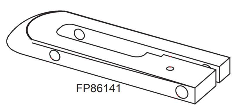 Plaque / Semelle pour RASOR FP861 réf FP86141
