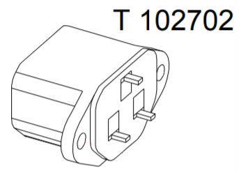 Prise RASOR D100 réf T102702