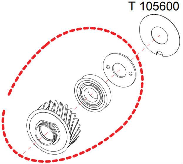 Rondelle anti friction RASOR T105600