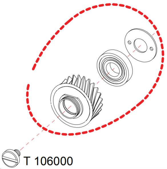 Vis pignon RASOR T106000