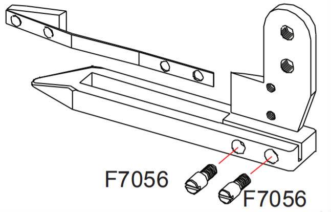 Vis de contre lame OPTIMA702 RASOR réf F7056
