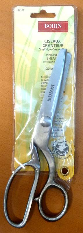 Ciseaux cranteurs 20cm BOHIN 25126
