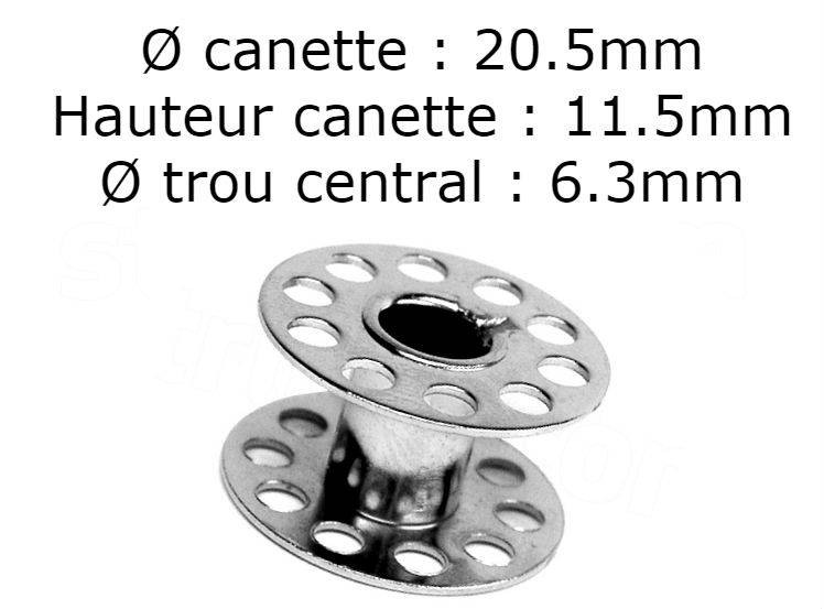 Canette a trou universelle réf 2518 MACHINE FAMILIALE