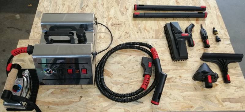 COMBI PVT-042L - Centrale vapeur et nettoyeur vapeur TOUT EN UN