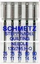 Assortiment de 5 aiguilles QUILTING / PATCHWORK 130/705 H Q SCHMETZ