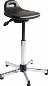 Tabouret polyuréthane LUXE avec assise basculante