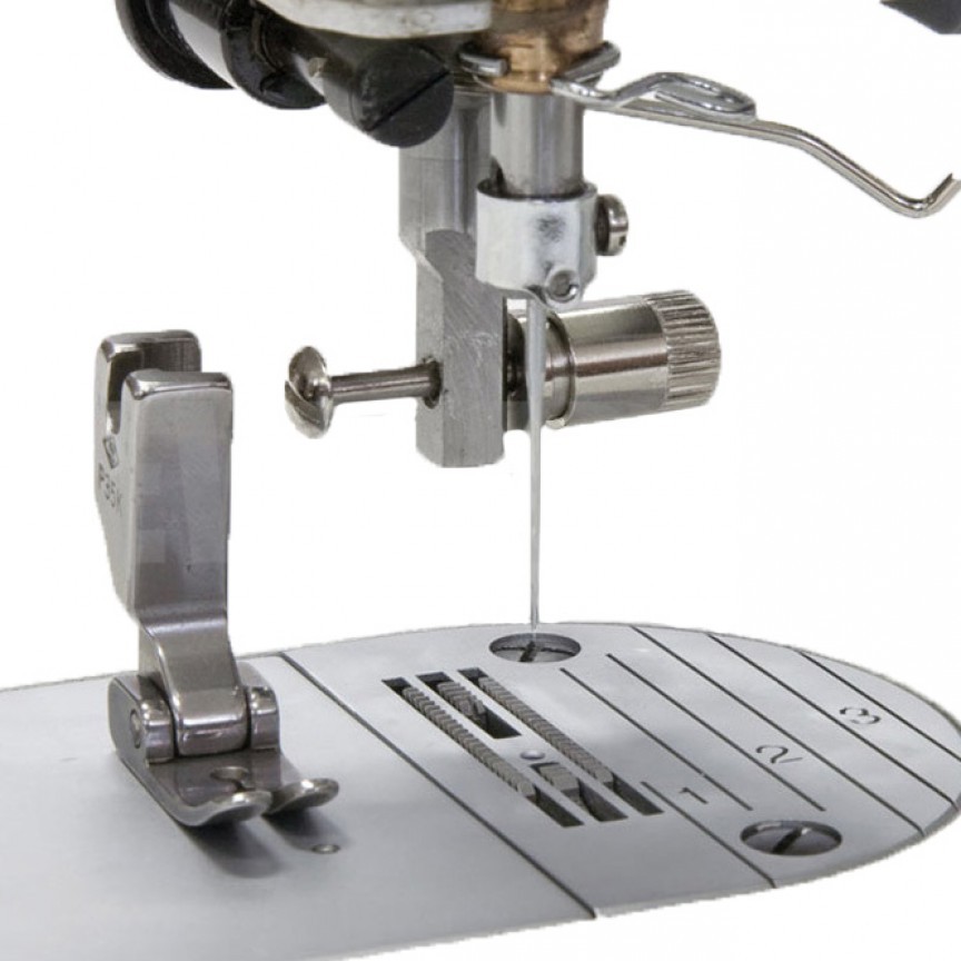 Attache rapide pour pied presseur machine industrielle simple entrainement