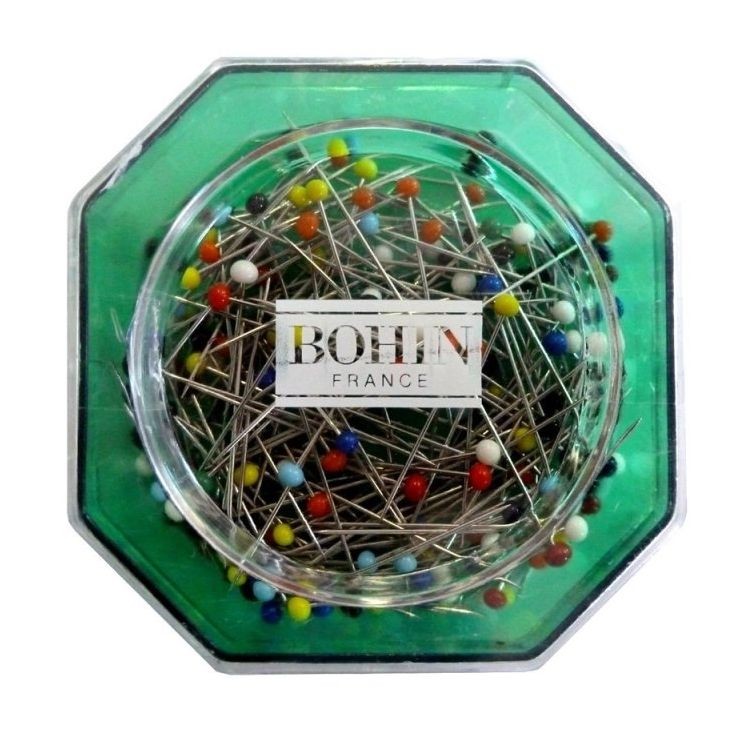 Boite de 200 épingles tête de verre 30mm x 0.60mm BOHIN 26598
