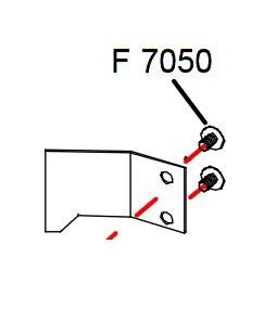 Vis de platine F7050 RASOR SPEEDCUT