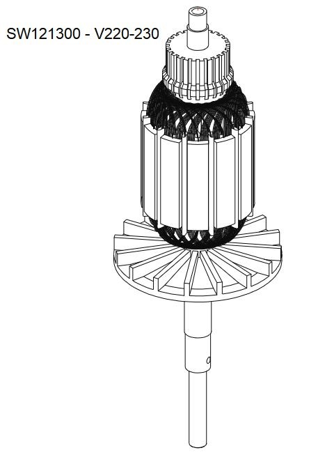 Moteur 220V SW121300 RASOR SW12