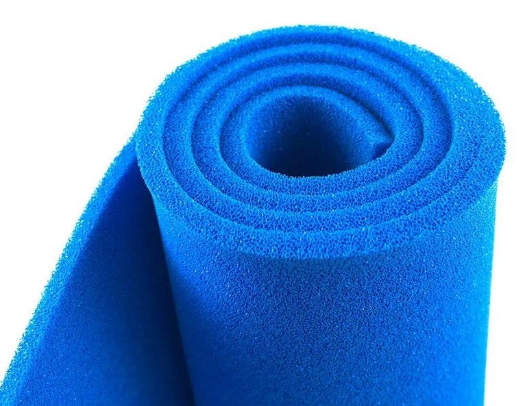 Mousse silicone bleue 10mm (rouleau de 10m)