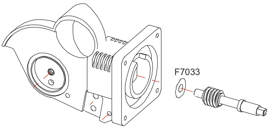 Rondelle anti friction F7033 RASOR