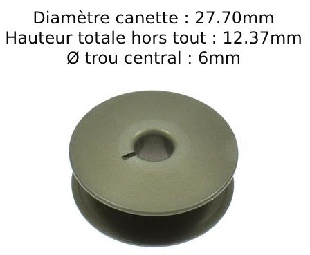 Canette grande capacité S080685061 GLOBAL 1567XLH et durkopp 527i grande capacité