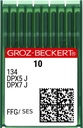 Aiguilles 134 FFG/SES Groz-Beckert (x10 aiguilles)