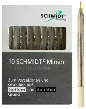 Stylo a mine d'argent spécial cuir