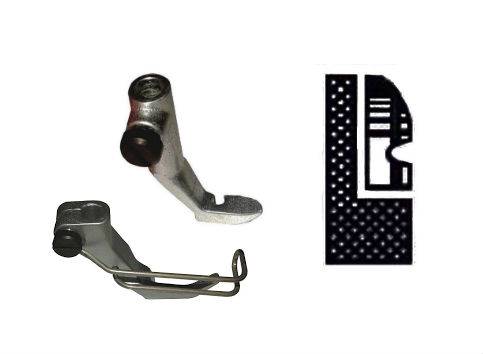 Kit demi pied presseur/entraineur ADLER 367/467/667/767/867 pour coudre au bord