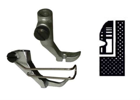 Kit demi pied branche droite ADLER 367/467/667/767/867 pour coudre au bord