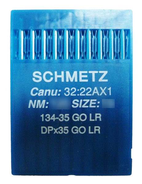 Aiguilles 134-35 GO LR SCHMETZ (x10 aiguilles)