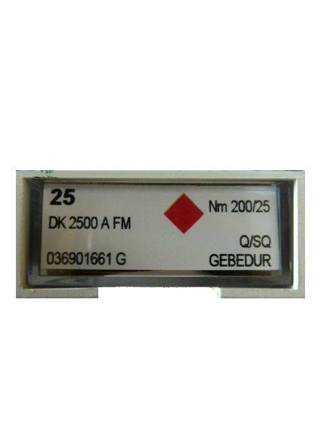 Aiguilles DK 2500 A FM gebedur Ø200 groz beckert (X25 aiguilles)