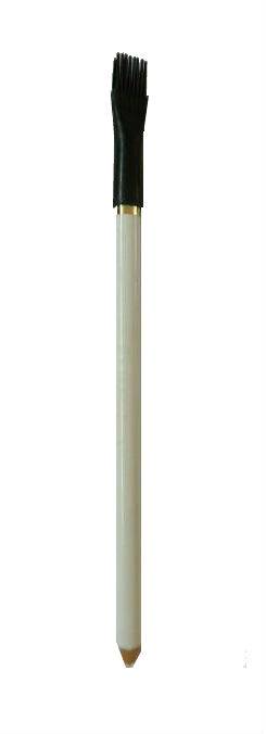 Crayon brosse blanc/bleu