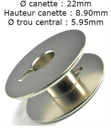 Canette metallique standard PFAFF 9033